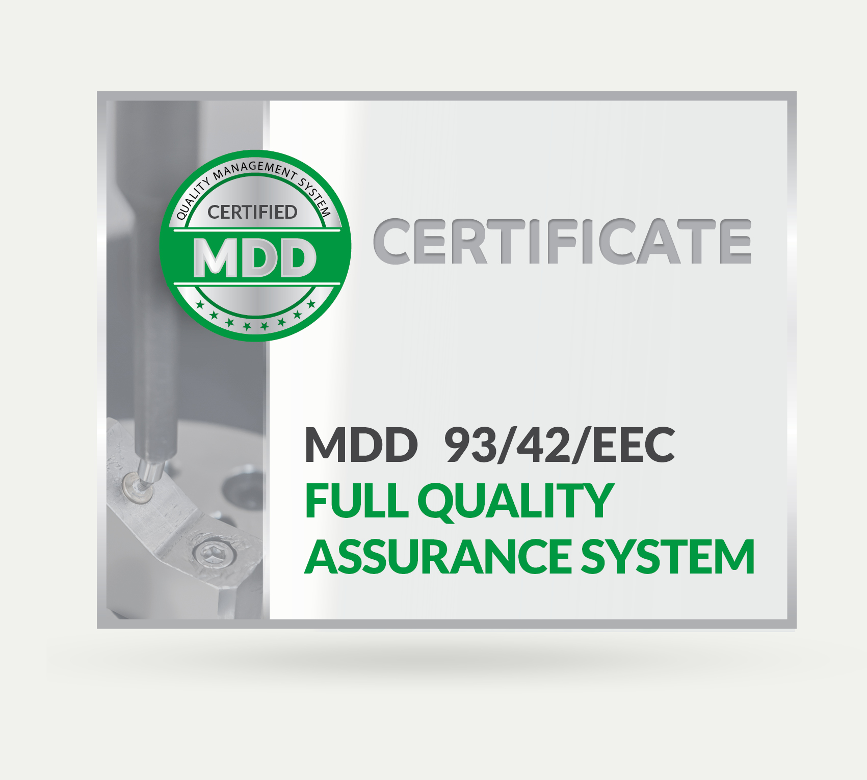 MDD Certificate - Alpha Bio Tec