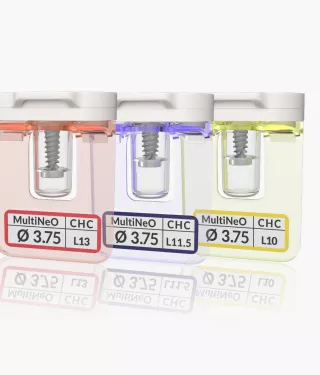COLOR-CODED HOLDER & IDENTIFICATION LABELS- Alpha-Bio-Tec-Implant-package