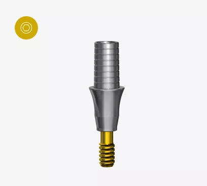 Non-Engaged Straight Ti-Base for Bridge/Bar Restoration (CHC) - 4954