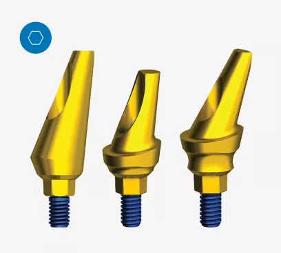 Esthetic Angled Abutments 15° & 25° - Alpha Bio Tec