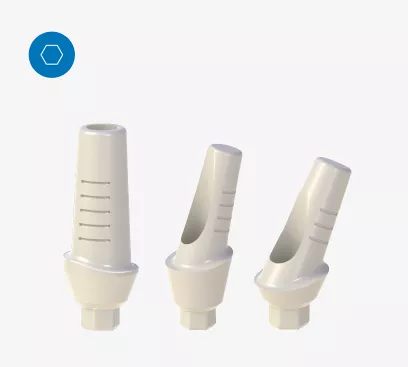 Temporary PEEK Abutments (Straight & Angled) - Alpha Bio Tec