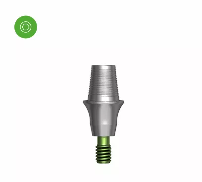 Non-Engaged Straight Ti-Base for Bridge/Bar Restoration (CS)